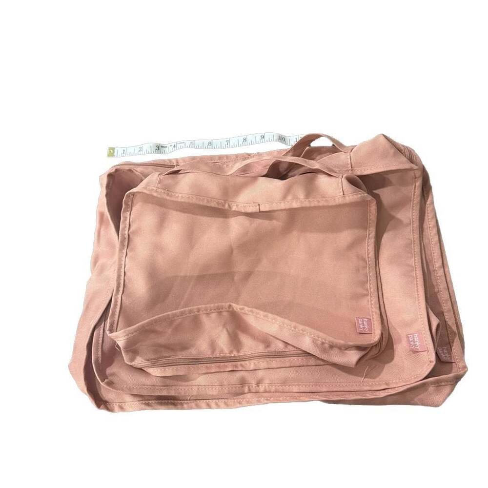 Hanky Panky Set of 3 Travel Packing Cubes Dusty Rose Pink